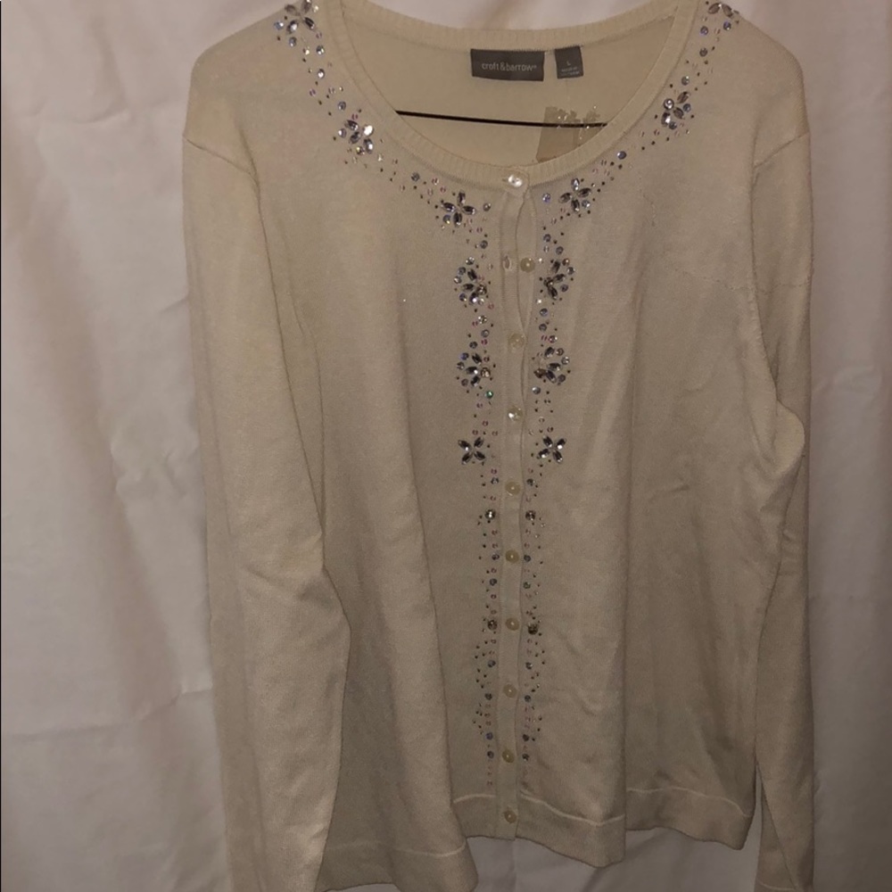 Beaded cardigan